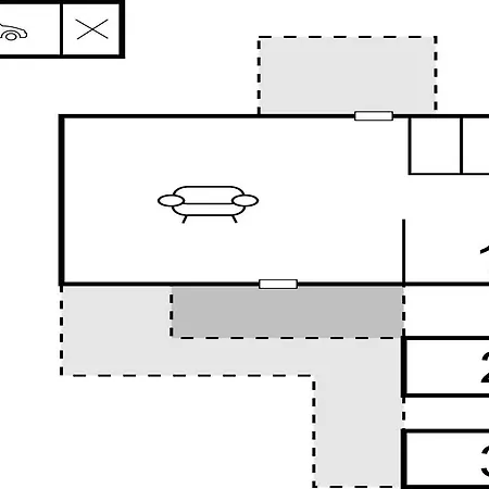 Nyaraló Three-bedroom In Græsted